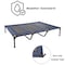 Pet Adobe Elevated Portable Pet Bed Cot-Style with Non-Slip for Dogs and Small Pets, Indoor/Outdoor Blue 510486PAG - alternate 3